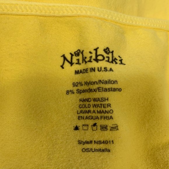 3/$25 Nikibiki Basic Yellow Camisole Tank Top S - Picture 6 of 6